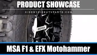 Side by Side - Product Showcase - MSA F1 Wheel & EFX Motorhammer Tire