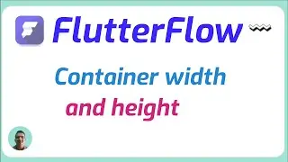 How to set container width and height in flutterflow