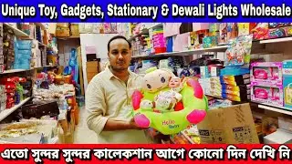 Diwali Lights, Candle &  Candle Stand Wholesale Market || Toy, Stationary & Bottle Wholesale ||
