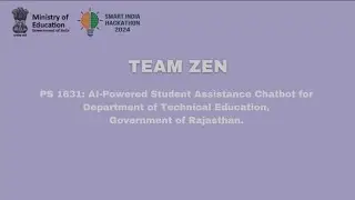 PS - SIH1631 : AI - Powered Student Assistance Chatbot for Department of Technical Education.