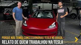 Porque não temos concessionárias tesla no Brasil: Relato de quem trabalhou na Tesla