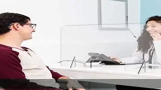 Sneeze Guard for Counter and Desk, Freestanding Clear Acrylic Plexiglass Protective Shield with Cut