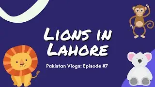 Lions in Lahore | Noor Kids Pakistan Trip Vlog #7