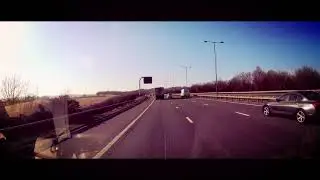 Whitevanman999 : Dash Cam #93 - Driving out of North London X10 speed