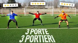 🧤 3 PORTE VS 3 PORTIERI! | Chi SUBISCE MENO GOAL VINCE!
