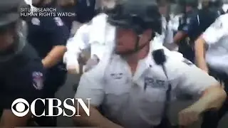 Human Rights Watch accuses NYPD of planning assault on protesters in the Bronx