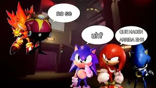 Fleetway y Eggman flotando en outcome memories._.? (Bug de Outcome Memories)