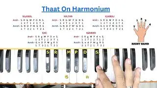 How to play 10 Thaat on Harmonium - Fast Fingers Exercise | #harmoniumguru