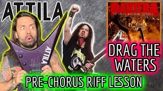 PANTERA 🐍 Drag The Waters 🔥 Pre-Chorus LESSON by ATTILA VOROS ⚡ PILD #36