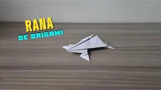 Como hacer una rana de origami. Paso a paso