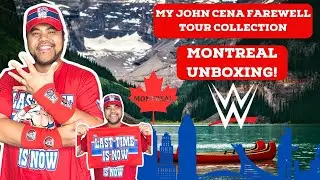 MY JOHN CENA FAREWELL TOUR MONTREAL COLLECTION UNBOXING!