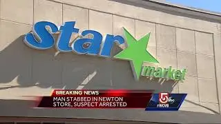 Man, 79, stabbed inside Newton grocery store