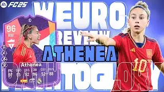 UEFA Women's EURO PATH TO GLORY Athenea Player Review! | 96 Rated RW | EA FC 25