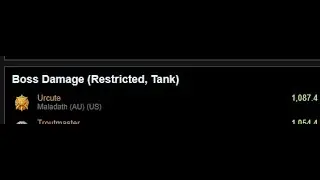 #1 Off Tank DPS BWL Urcute outdoor boys 1087 DPS (04/05/2025)