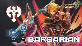 Mercenary [Barbarian Lv. 50] Skills Showcase & Description Dragon Nest M: Classic