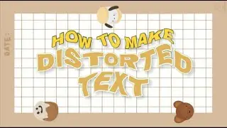 How to make DISTORTED TEXT using PicsArt ✨ | Android and iOS