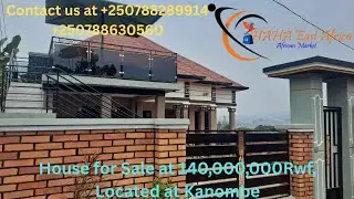 House for Sale at 140,000,000Rwf, Located at Located at Kanombe