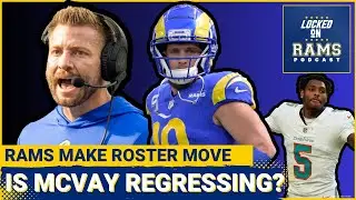 Rams Make a Cut, Rams New Offense, is McVay Regressing or Evolving, Should LA Have Kept Ramsey?