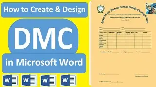 How to create And design DMC in Ms word #learnittoday #DMC #DMCDesign #WordTutorial #DocumentDesign