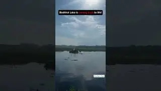 Badhkal lake making #faridabadnews #viral #shorts #shortvideo #youtubeshorts #ytshorts