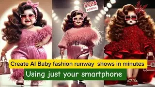 Create Stunning AI Baby Fashion Runway Shows in Minutes | 2026 Edition | Using Just Your Smartphone!