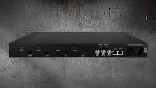 8 HDMI Broadcast Encoder IPTV Streamer and ASI Out, H.264 / AC3/ 1080p / CC