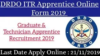 DRDO ITR Apprentice Online Form 2019