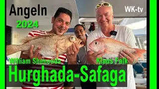 Angeln Hurghada 2024 - William Shenouda und Klaus Falk fischen in Safaga WITTSTOCK TV