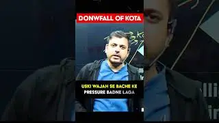 Kota ki Demand Kam ho Rahi 📉🏫 #jee2026 #kota #kotacoaching #harshsir #viral #shorts #trending