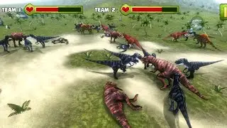 Jurassic Dinosaurs Battle Simulator - Android Gameplay