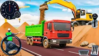 Heavy Duty Truck Driving Simulator: Red Truck & Highway Construction