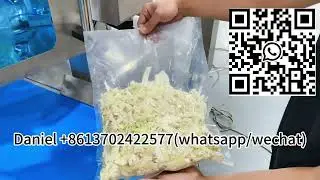 How to packing the salad mixed vegetables into premade bag by doybag packing machine