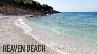 Heaven Beach Albania, Saranda 4K video review, обзор пляжа