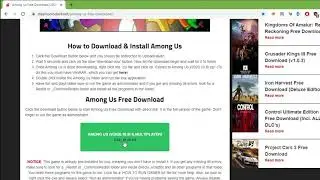 Among us free download PC Quick Tutorial