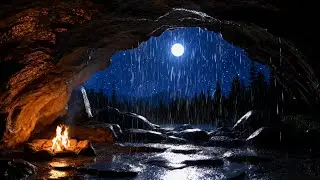 Rain Sounds for Insomnia 🌧️ Cozy Cave Ambience to Fall Asleep Fast