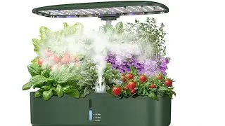 URBZUE Hydroponics Growing System Kit Indoor: Aeroponics Herb Garden Kit 15 Pods, 3 Grow Modes
