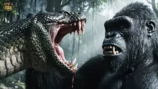 King Kong vs. Titanoboa: The Ultimate Battle for Survival 🦍🐍