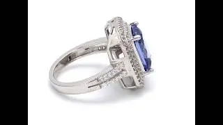 Blue Sapphire 925 Sterling Silver Ring