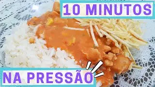 COMO FAZER ESTROGONOFE EM 10 MINUTOS NA PANELA DE PRESSÃO ELÉTRICA | MANIA DE COZINHAR