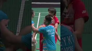 What a way to win the match!  #shorts #badminton #BWF