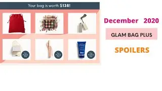December 2020 ipsy Glam bag plus