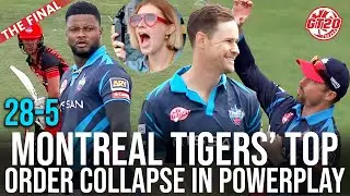 1st Innings Powerplay | Montreal Tigers vs Toronto Nationals | The Final | Global T20 Canada 2024