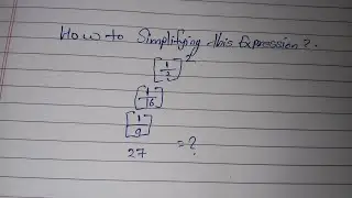 How to Simplifying this expression #maths #mathsolympiad #mathematics #mathshorts  #canyousolvethis