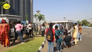 Anger As Disable Protesters Besiege CBN Headquarters Over Alleged Staff Misconduct