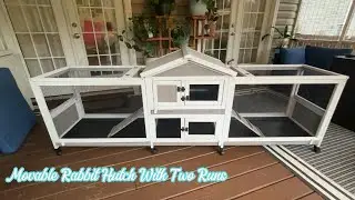 The Bunny Mansion is HERE! Double Runs & Easy Clean Up | PET41 Rabbit Hutch Review
