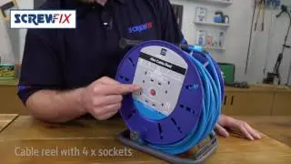 MASTERPLUG CABLE REEL 4G 240V 45M | Screwfix