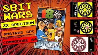 8 Bit Wars: 180 Darts - ZX Spectrum - Amstrad CPC - Commodore 64