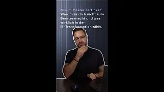 Scrum Master Zertifikat: Warum es dich nicht zum Berater macht & was in der IT-Transformation z&auml;hlt.
