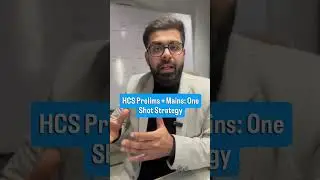 Single Plan to Crack HCS Prelims & Mains | Best HCS Coaching | 8999396000 | Abhinav Sir