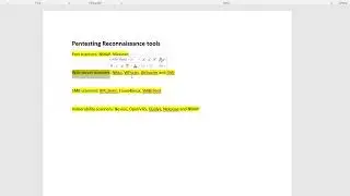 Cybersecurity, Pentest, Reconnaissance tools, recon tools